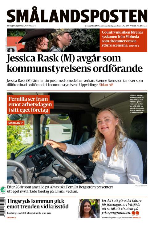 Smålandsposten 18.8.2026