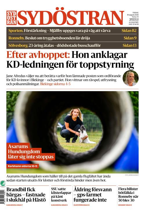 Sydöstran 18.8.2026