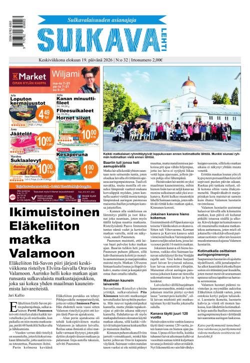 Sulkava-lehti 19.8.2026