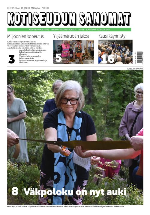 Kotiseudun Sanomat 19.8.2026
