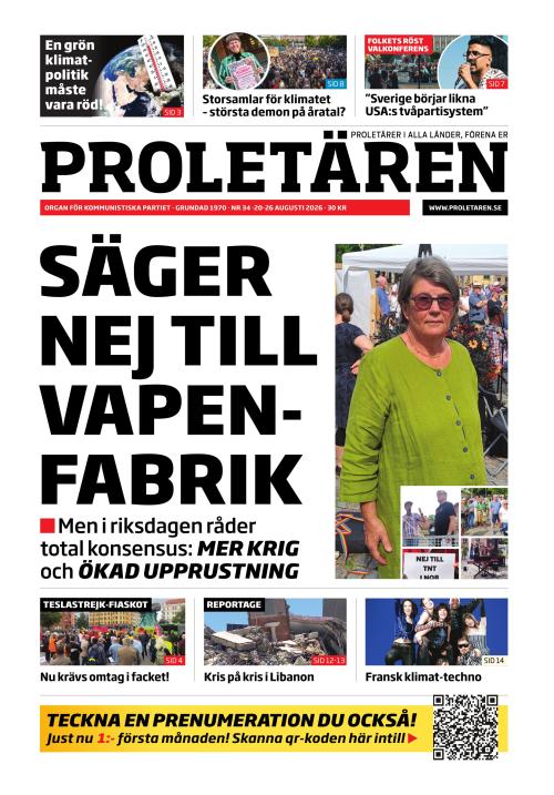 Proletären 20.8.2026