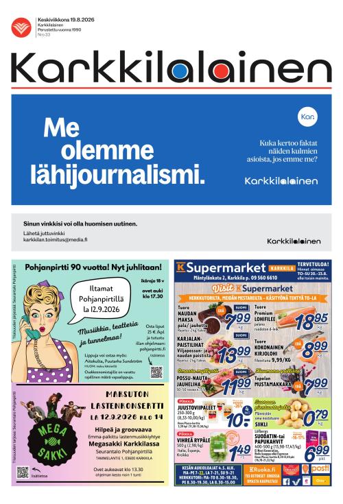 Karkkilalainen 19.8.2026