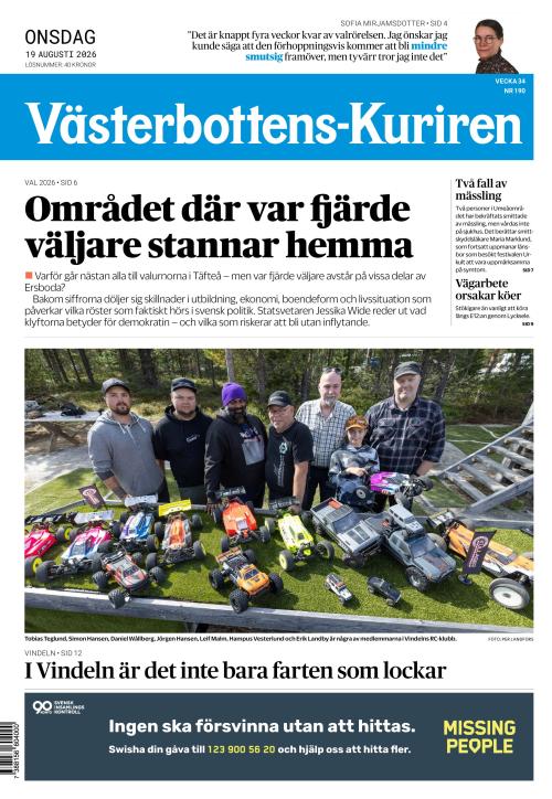 Västerbottens-Kuriren (SE) 19.8.2026