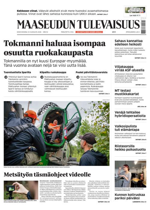 Maaseudun Tulevaisuus 19.8.2026