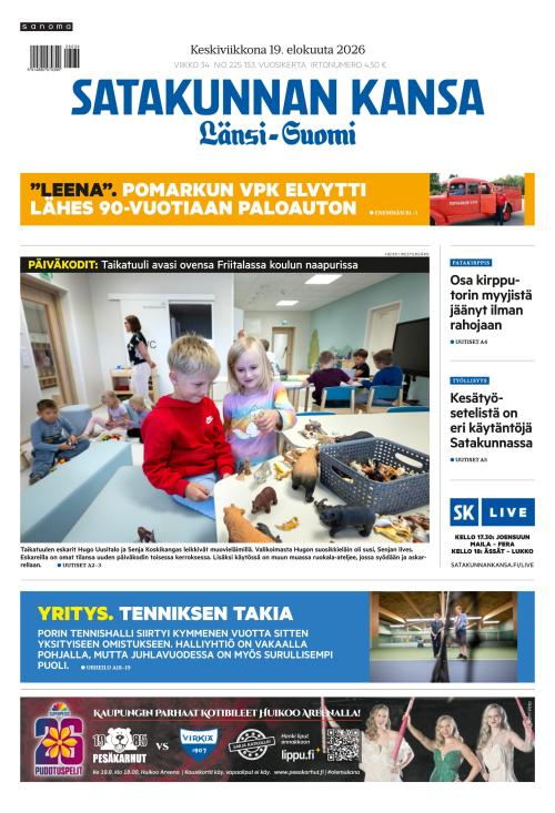 Satakunnan Kansa Länsi-Suomi 19.8.2026