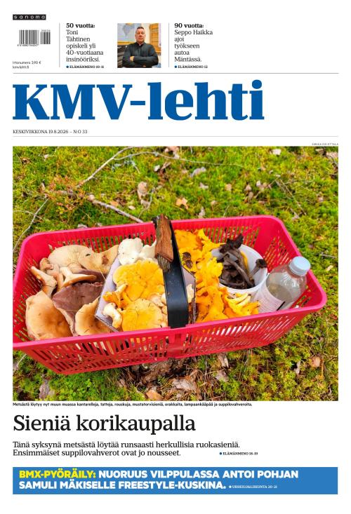 KMV-lehti 19.8.2026