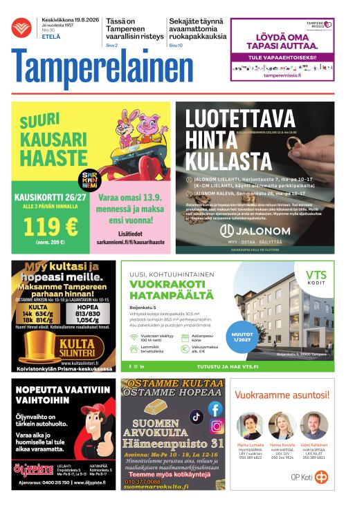 Tamperelainen 19.8.2026