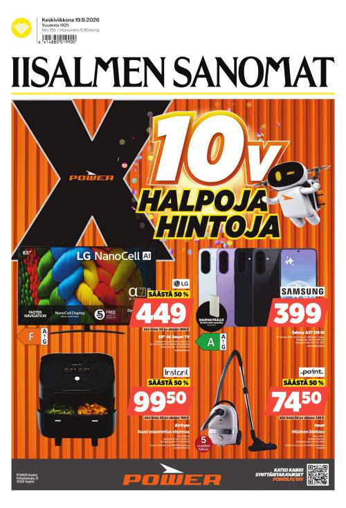 Iisalmen Sanomat 19.8.2026