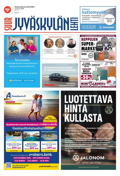 Suur-Jyväskylän Lehti 19.8.2026