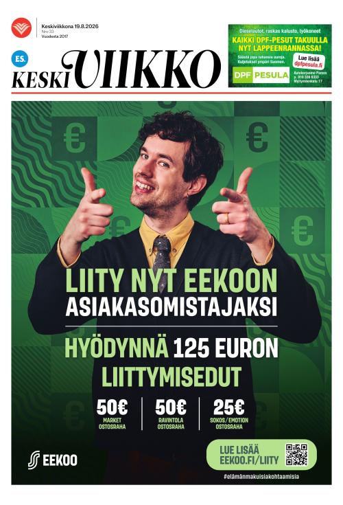 ES Keskiviikko (Etelä-Saimaa -liitteet) 19.8.2026