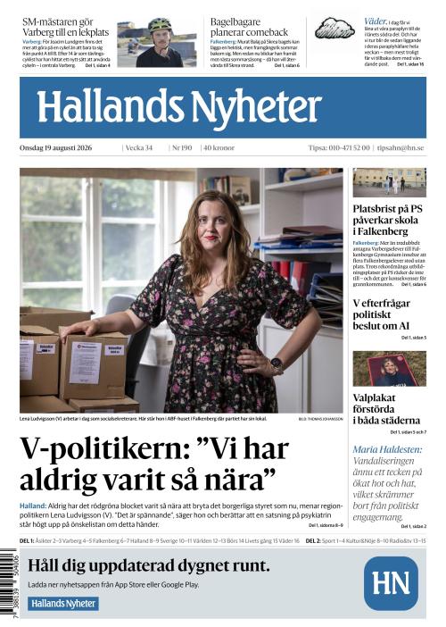 Hallands Nyheter 19.8.2026