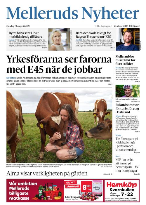 Melleruds nyheter 19.8.2026