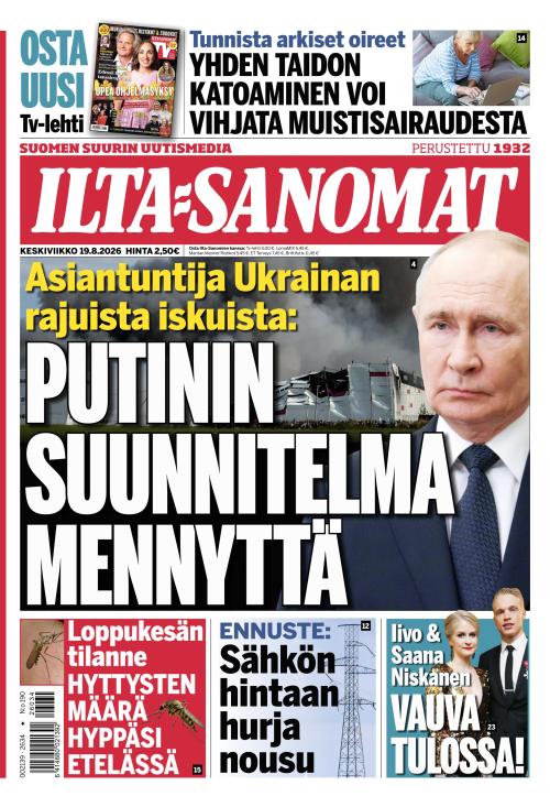 Ilta-Sanomat 19.8.2026
