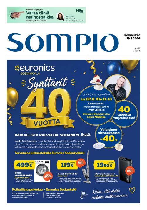 Sompio 19.8.2026