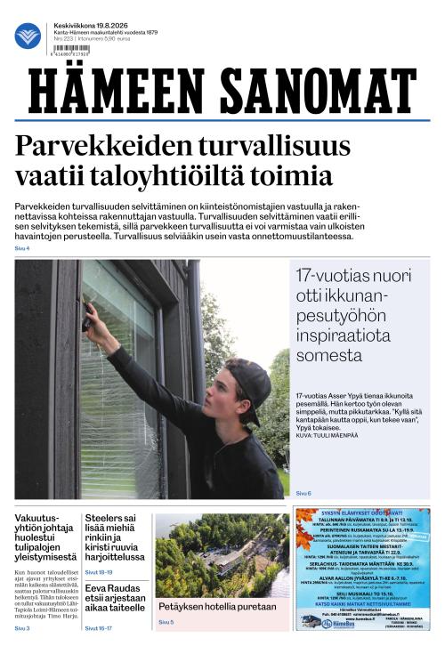 Hämeen Sanomat 19.8.2026