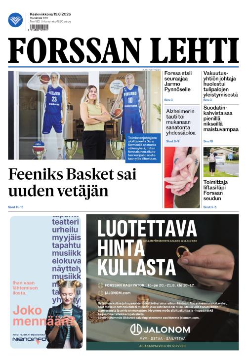 Forssan Lehti 19.8.2026
