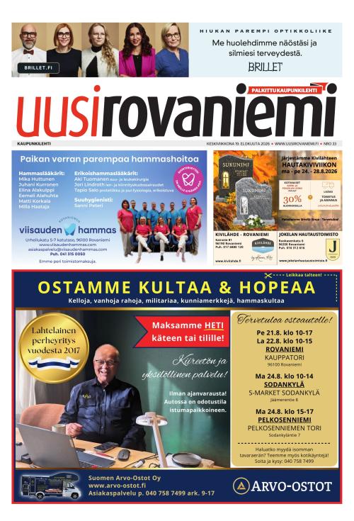 Uusi Rovaniemi 19.8.2026