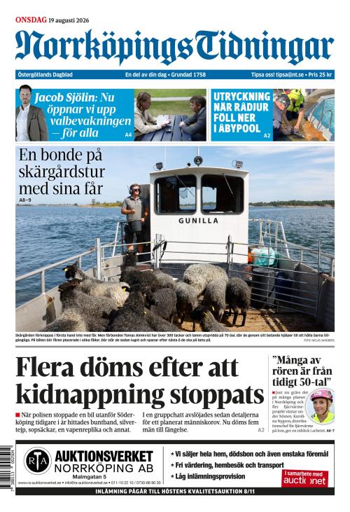 Norrköpings Tidningar 19.8.2026