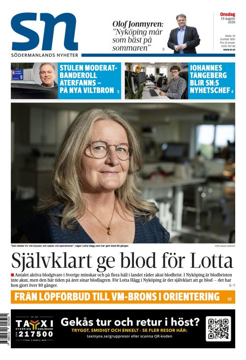Södermanlands Nyheter 19.8.2026