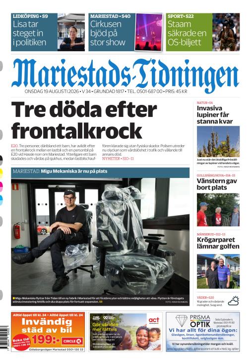 Mariestads-Tidningen 19.8.2026