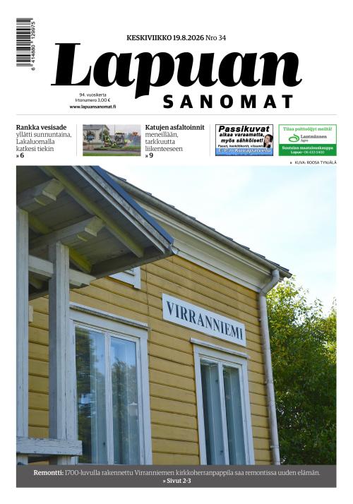 Lapuan Sanomat 19.8.2026