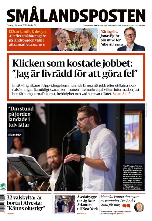 Smålandsposten 19.8.2026