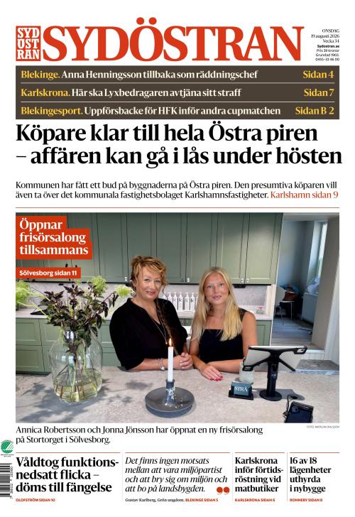 Sydöstran 19.8.2026