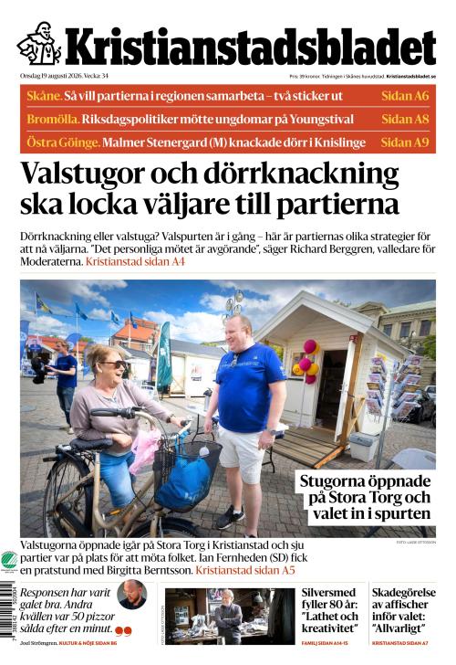 Kristianstadsbladet 19.8.2026