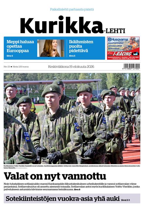 Kurikka-lehti 19.8.2026