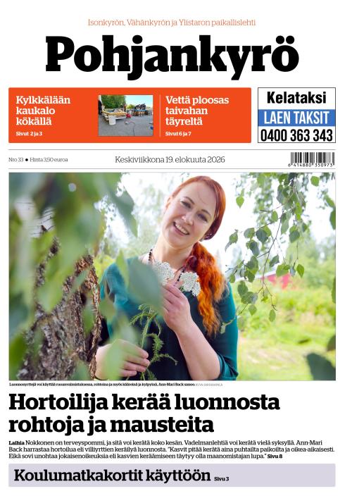 Pohjankyrö-lehti 19.8.2026