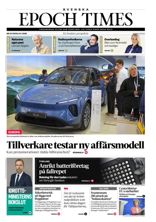 Svenska Epoch Times 34/2026