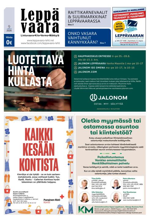 Leppävaara-lehti 20.8.2026