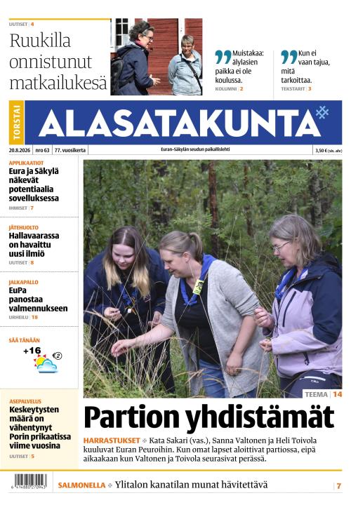 Alasatakunta 20.8.2026