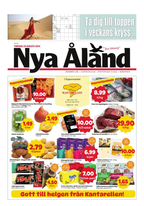 Nya Åland 20.8.2026