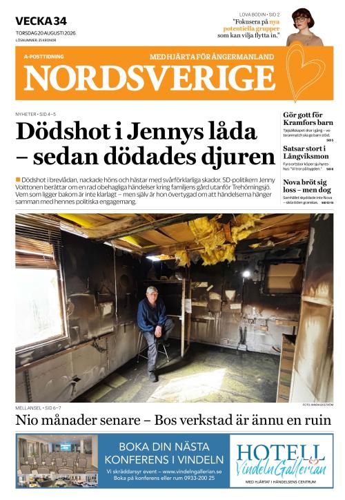 Nordsverige 20.8.2026