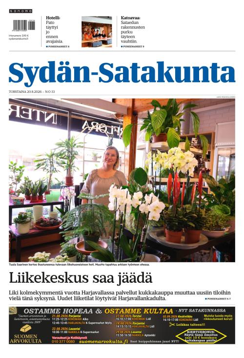 Sydän-Satakunta ja Jokilaakso 20.8.2026