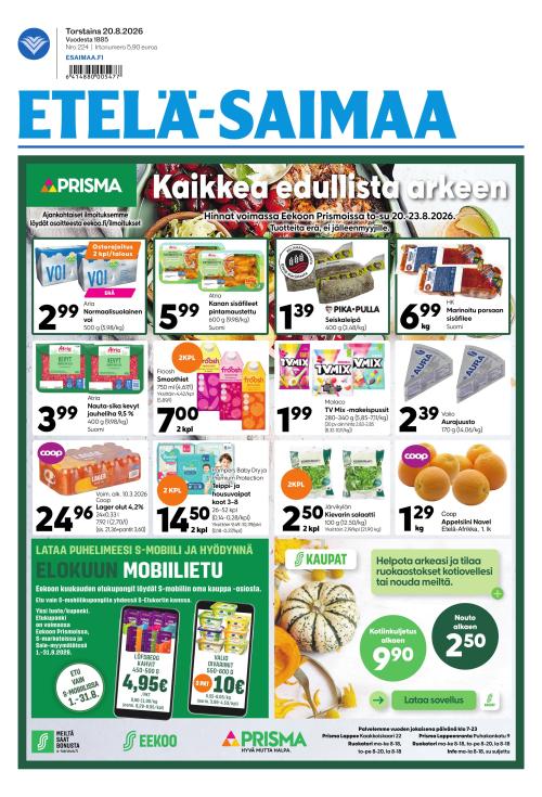 Etelä-Saimaa 20.8.2026