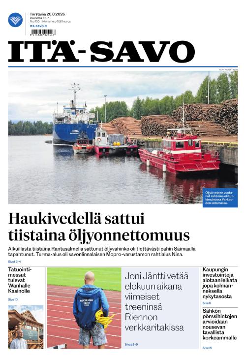 Itä-Savo 20.8.2026