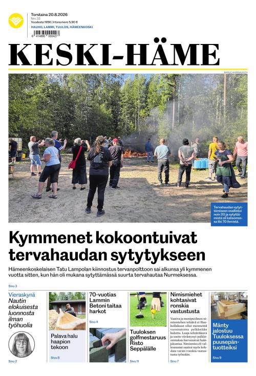 Keski-Häme 20.8.2026