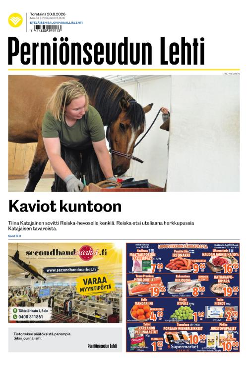 Perniönseudun Lehti 20.8.2026