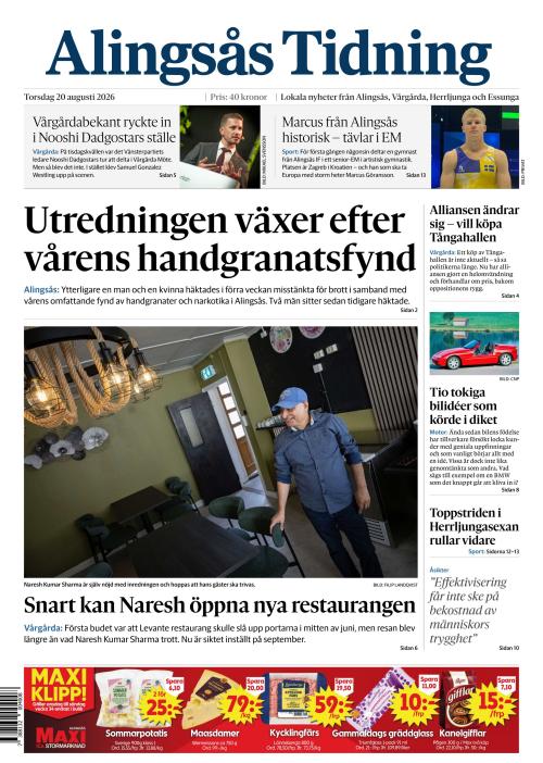 Alingsås Tidning 20.8.2026