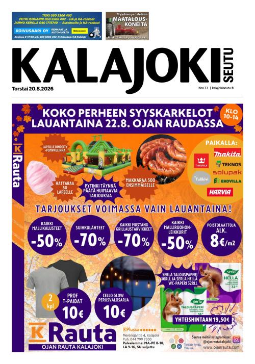 Kalajokiseutu 20.8.2026