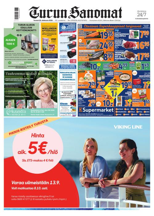 Turun Sanomat 20.8.2026