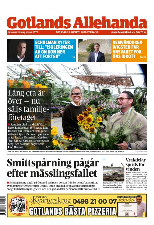 Gotlands Allehanda 20.8.2026