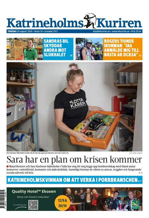 Katrineholms-Kuriren 20.8.2026