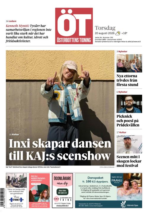 Österbottens Tidning 20.8.2026