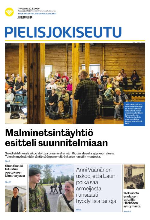 Pielisjokiseutu 20.8.2026