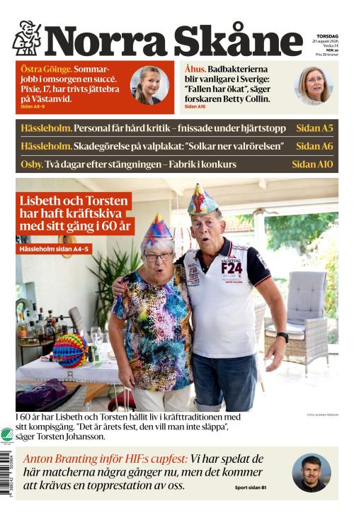 Norra Skåne 20.8.2026