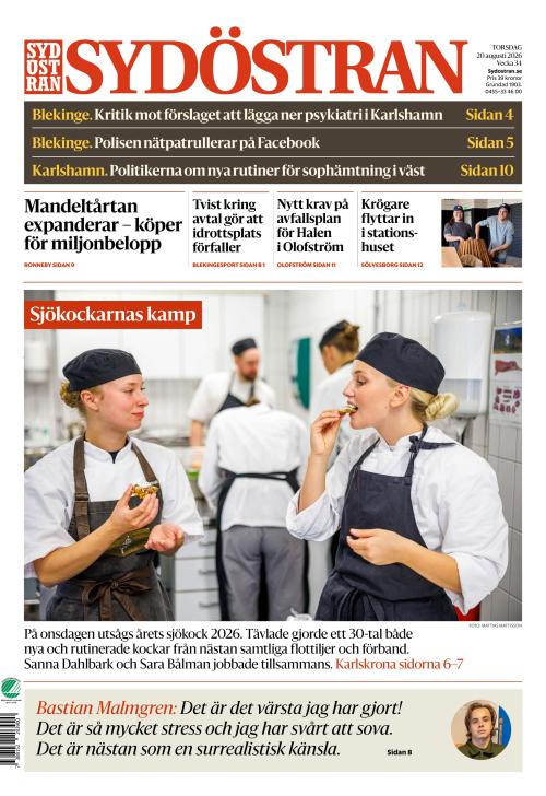 Sydöstran 20.8.2026