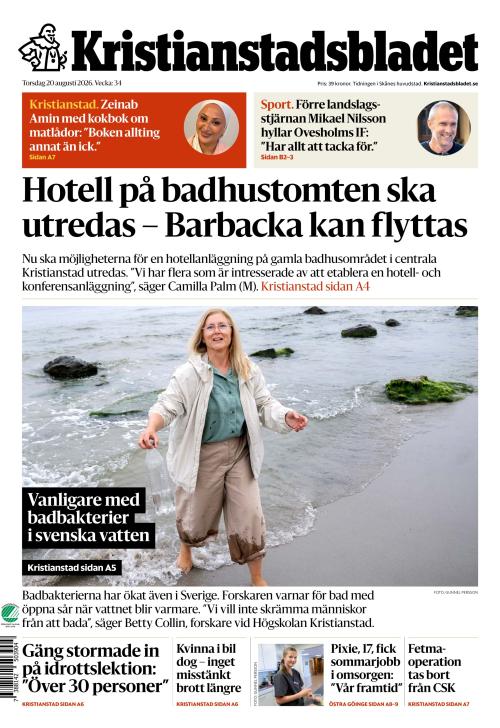 Kristianstadsbladet 20.8.2026